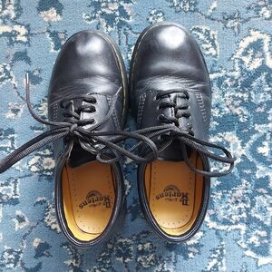 Dr. Martens Black Shoes. Size 7 Man, 8 Woman, 6 UK.